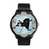 Black Labrador Dog New York Christmas Special Wrist Watch