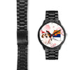 Beagle Dog On Christmas Arizona Wrist Watch