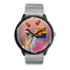 Belgian Malinois Dog On Christmas Arizona Wrist Watch