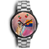 Belgian Malinois Dog On Christmas Arizona Wrist Watch