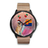 Belgian Malinois Dog On Christmas Arizona Wrist Watch