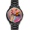 Belgian Malinois Dog On Christmas Arizona Wrist Watch