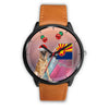 Belgian Malinois Dog On Christmas Arizona Wrist Watch