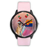 Belgian Malinois Dog On Christmas Arizona Wrist Watch