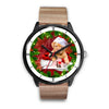 Cute Bordeaux Mastiff Dog Virginia Christmas Special Wrist Watch