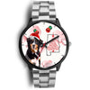 Bernese Mountain Dog On Christmas Alabama Wrist Watch