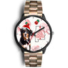 Bernese Mountain Dog On Christmas Alabama Wrist Watch