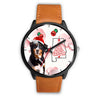 Bernese Mountain Dog On Christmas Alabama Wrist Watch