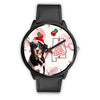 Bernese Mountain Dog On Christmas Alabama Wrist Watch