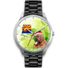 Bloodhound Dog On Christmas Arizona Wrist Watch