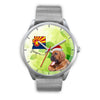 Bloodhound Dog On Christmas Arizona Wrist Watch