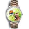 Bloodhound Dog On Christmas Arizona Wrist Watch