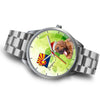 Bloodhound Dog On Christmas Arizona Wrist Watch