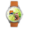 Bloodhound Dog On Christmas Arizona Wrist Watch