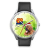 Bloodhound Dog On Christmas Arizona Wrist Watch