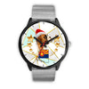 Boxer Dog On Christmas Arizona Wrist Watch