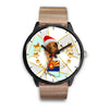 Boxer Dog On Christmas Arizona Wrist Watch