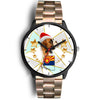 Boxer Dog On Christmas Arizona Wrist Watch