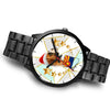 Boxer Dog On Christmas Arizona Wrist Watch