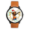 Boxer Dog On Christmas Arizona Wrist Watch