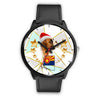 Boxer Dog On Christmas Arizona Wrist Watch