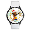 Boxer Dog On Christmas Arizona Wrist Watch