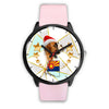 Boxer Dog On Christmas Arizona Wrist Watch