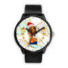 Boxer Dog On Christmas Arizona Wrist Watch