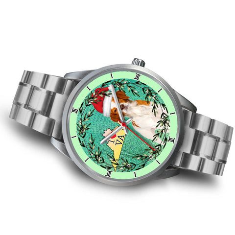 Brittany Dog Virginia Christmas Special Wrist Watch