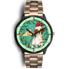 Lovely Brittany Dog Virginia Christmas Special Wrist Watch