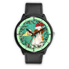 Lovely Brittany Dog Virginia Christmas Special Wrist Watch