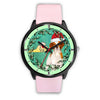 Lovely Brittany Dog Virginia Christmas Special Wrist Watch