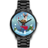 Cornish Rex Cat California Christmas Special Wrist Watch