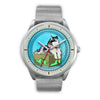 Lovely Alaskan Malamute Dog Virginia Christmas Special Wrist Watch