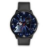 Black German Shepherd Dog New York Christmas Special Wrist Watch