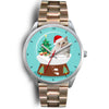 Cute Ragamuffin Cat California Christmas Special Wrist Watch
