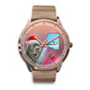 Cane Corso Arizona Christmas Golden Wrist Watch