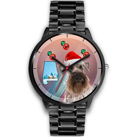Cesky Terrier Alabama Christmas Special Wrist Watch