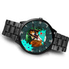 Rough Collie Dog Art Virginia Christmas Special Wrist Watch