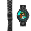 Rough Collie Dog Art Virginia Christmas Special Wrist Watch