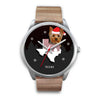 Cute Yorkie Texas Christmas Special Wrist Watch