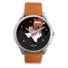 Cute Yorkie Texas Christmas Special Wrist Watch