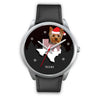 Cute Yorkie Texas Christmas Special Wrist Watch