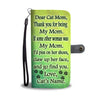 Cute Cat Print Wallet Case For Cat Lovers
