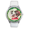 St. Bernard Dog Virginia Christmas Special Wrist Watch