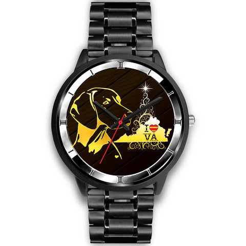 Vizsla Dog Art Virginia Christmas Special Wrist Watch