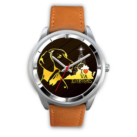 Vizsla Dog Art Virginia Christmas Special Limited Edition Wrist Watch