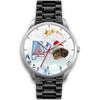 Cute Dachshund Dog Alabama Christmas Special Wrist Watch