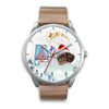 Cute Dachshund Dog Alabama Christmas Special Wrist Watch