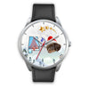 Cute Dachshund Dog Alabama Christmas Special Wrist Watch